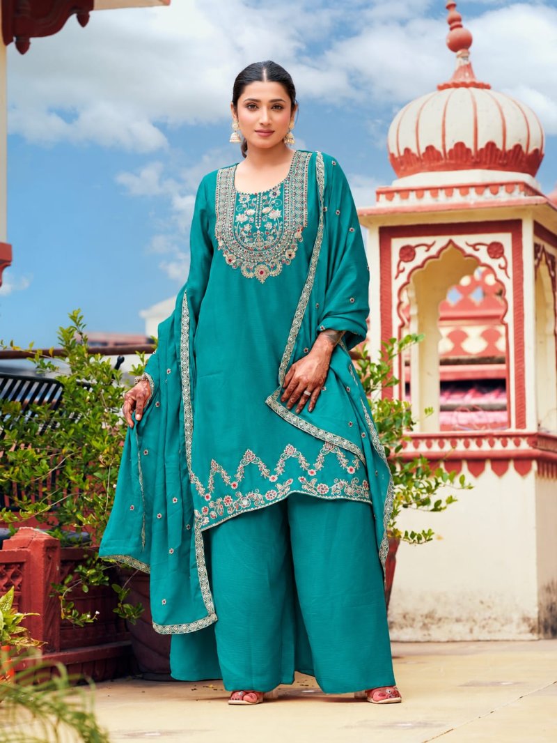 Roopmati By Afsana Chinon Readymade Salwar Kameez